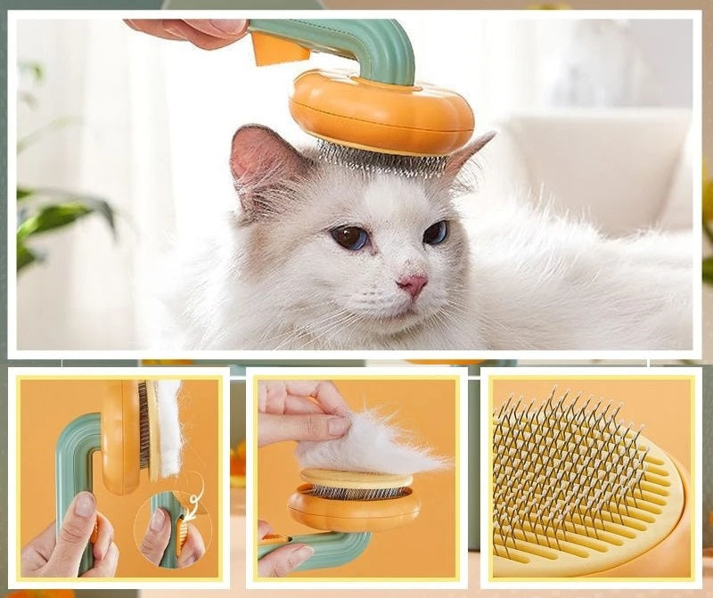 Escova Pente Removedor de Pelos de Gatos Animais de Estimação - Lhazza