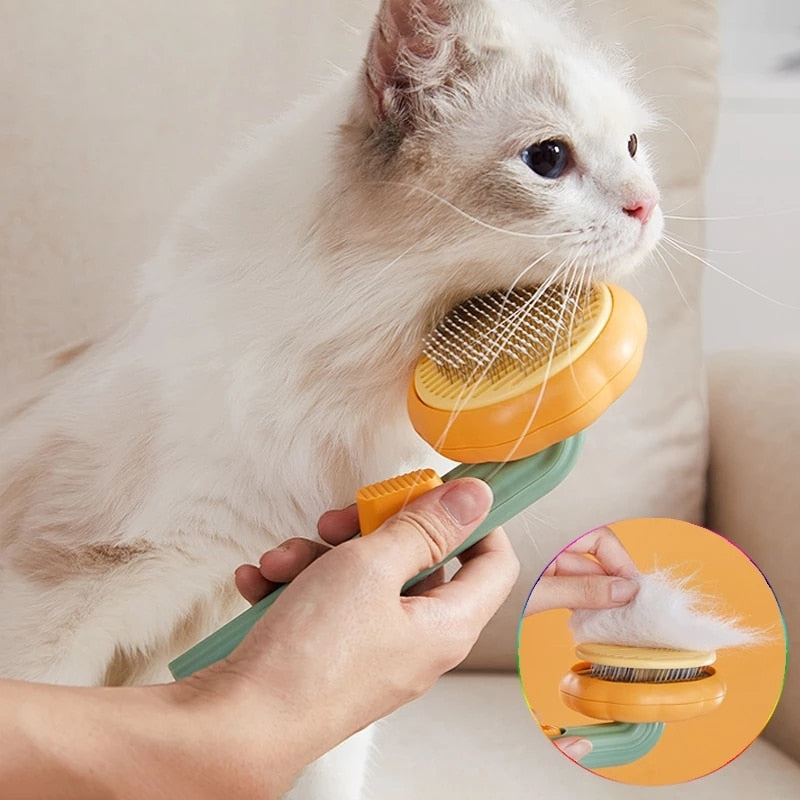 Escova Pente Removedor de Pelos de Gatos Animais de Estimação - Lhazza